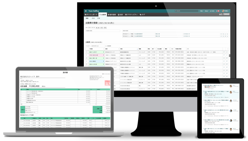 Team Staffing イメージ図